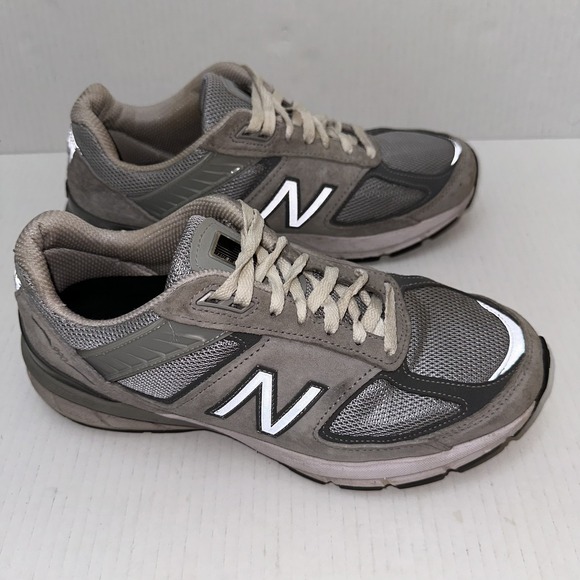 New Balance 990v5 Shoes Mens 8 2E 10 D Gray Made in USA Running M990GL5 *Sizing* main image 13